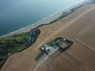 Unique clifftop coastguard lookout tower in Devon | One Off Places